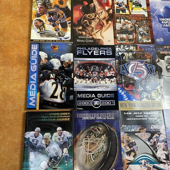 2000-2001 NHL Media Guide Set 30 teams Rule book media directory Leafs Red wings - Picture 6 of 10